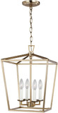 Visual Comfort Studio 5292604EN-848 Dianna Satin Brass LED Foyer Lighting Fixture