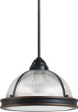 Generation Lighting 65061-715 Pratt Street Prismatic Modern Autumn Bronze 13" Hanging Pendant Lighting