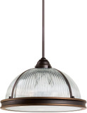 Generation Lighting 65062EN3-715 Pratt Street Prismatic Contemporary Autumn Bronze LED 16.25" Ceiling Light Pendant