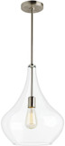 Generation Lighting 6528201-962 Mora Modern Brushed Nickel Hanging Light Fixture