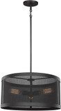 Visual Comfort Studio 6528503-12 Gereon Modern Black 19" Pendant Light