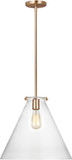 Visual Comfort Studio 6592101-848 Kate Modern Satin Brass Pendant Lighting