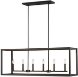 Generation Lighting 6634506-710 Moffet Street Burnt Sienna Island Lighting