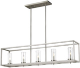 Visual Comfort Studio 6690305EN-962 Zire Contemporary Brushed Nickel LED Island Light Fixture