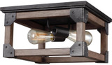 Generation Lighting 7513302-846 Dunning Contemporary Stardust / Cerused Oak Ceiling Light Fixture