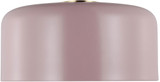 Visual Comfort Studio 7705401-136 Malone Rose / Satin Brass 16" Flush Mount Light Fixture