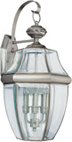 Generation Lighting 8040-965 Lancaster Traditional Antique Brushed Nickel Outdoor Wall Light Sconce