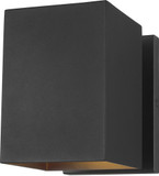 Visual Comfort Studio 8531701EN3-12 Pohl Contemporary Black LED Exterior 7" Wall Lighting Fixture