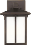 Generation Lighting 8552701-71 Tomek Antique Bronze Outdoor 7" Wall Light Sconce