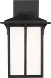 Generation Lighting 8552701EN3-12 Tomek Black LED Exterior 7" Wall Lighting Fixture