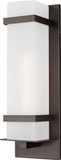Generation Lighting 8720701-71 Alban Modern Antique Bronze Exterior Large Wall Light Sconce