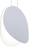 Sonneman 1766.18 Malibu Discs Modern Dove Gray LED 10" Mini Pendant Light Fixture