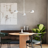 Sonneman 2033.73 Ray Contemporary Oxide Red LED Chandelier Lighting