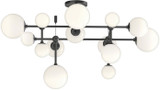 Sonneman 2069.25 Sabon Contemporary Satin Black LED Ceiling Light