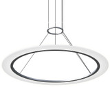 Sonneman 2073.16 Arctic Rings Contemporary Bright Satin Aluminum LED 36" Pendant Lighting