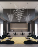 Sonneman 2151.13W Constellation Modern Satin Nickel LED Ceiling Chandelier