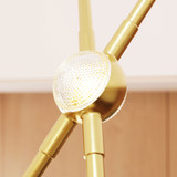 Sonneman 2151.38C-27 Constellation Aquila Minor Contemporary Satin Brass LED 2700K 26" Hanging Chandelier