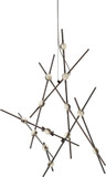 Sonneman 2151.33C-J20 Constellation Aquila Minor Contemporary Espresso Black LED Chandelier Lighting