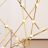 Sonneman 2151.38C-27-J20 Constellation Aquila Minor Contemporary Satin Brass LED 26" Lighting Chandelier