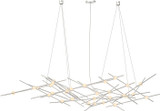 Sonneman 2155.13W Constellation Modern Satin Nickel LED Lighting Chandelier