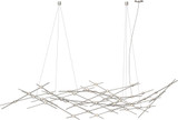Sonneman 2158.13C-27 Constellation Ursa Major Contemporary Satin Nickel LED 2700K 93" Chandelier Lamp