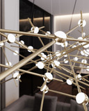 Sonneman 2155.38C Constellation Ursa Minor Contemporary Satin Brass LED 3000K 55" Lighting Chandelier