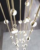Sonneman 2162.38C-S Constellation Andromeda Modern Satin Brass LED Multi Ceiling Pendant Light