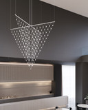 Sonneman 21Q13-RW3312 Constellation Modern Satin Nickel LED Chandelier Lighting