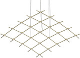 Sonneman 21Q38-RC5512 Constellation Aquarius Medius Contemporary Satin Brass LED Pendant Lighting