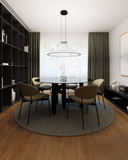 Sonneman 2233.16 Luna Contemporary Bright Satin Aluminum LED 36" Ceiling Pendant Light