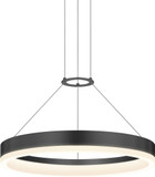 Sonneman 2313.25-J20 Corona Contemporary Satin Black LED Pendant Lamp