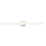 Sonneman 2423.13 SQ.bar Contemporary Satin Nickel Finish 40" Wide LED Vanity Light