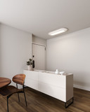 Sonneman 2759.98-35 Offset Textured White LED 3500K Flush Lighting