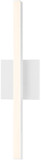 Sonneman 2769.03 Stix Contemporary Satin White LED 18" Bathroom Light