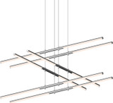 Sonneman 2803.01 Tik-Tak Modern Polished Chrome LED Chandelier Lighting