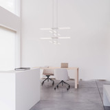 Sonneman 2804.01 Tik-Tak Modern Polished Chrome LED Ceiling Chandelier