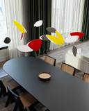 Sonneman 2904.25W Papillons Contemporary Satin Black LED 54" Multi Pendant Light