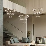 Sonneman 2916.14-SML Grapes Contemporary Brass LED Small Multi Hanging Lamp