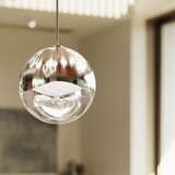 Sonneman 2920.13.SML Grapes Modern Satin Nickel LED Small Multi Hanging Light Fixture