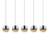 Sonneman 2921.01.LRG Grapes Contemporary Polished Chrome LED Large Multi Drop Lighting