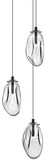 Sonneman 2971.25C Liquid Modern Satin Black Multi Lighting Pendant