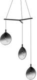 Sonneman 2995.25K-SML Cantina Contemporary Satin Black 57" Multi Hanging Light