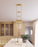 Sonneman 3090.01 V Panels Modern Polished Chrome LED Mini Pendant Lamp