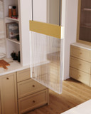 Sonneman 3090.14 V Panels Modern Brass Finish LED Mini Pendant Lighting