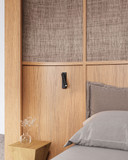 Sonneman 3365.98 Haim Contemporary Textured White LED Wall Light Sconce