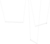 Sonneman 3475.77W-S-0-0-3 Yo Modern Natural Anodized LED Multi Pendant Light