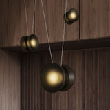 Sonneman 3471.77W-S3 Yo Yo Contemporary Natural Anodized LED White Multi Drop Ceiling Lighting