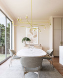 Sonneman 4548.25 Atelier Large 60 Inch Diameter 8 Lamp Hanging Pendant Light