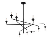 Sonneman 4548.25 Atelier Large 60 Inch Diameter 8 Lamp Hanging Pendant Light