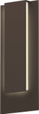 Sonneman 7265.72.WL Reveal Contemporary Textured Bronze LED Outdoor Lighting Wall Sconce